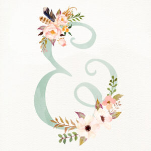 Floral Ampersand