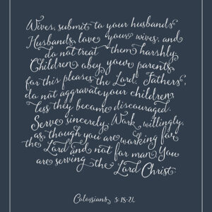 Rules for Christian Households - Navy