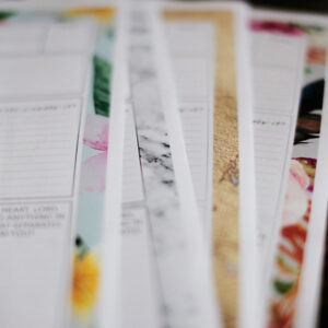 Study Time Worksheets | Floral